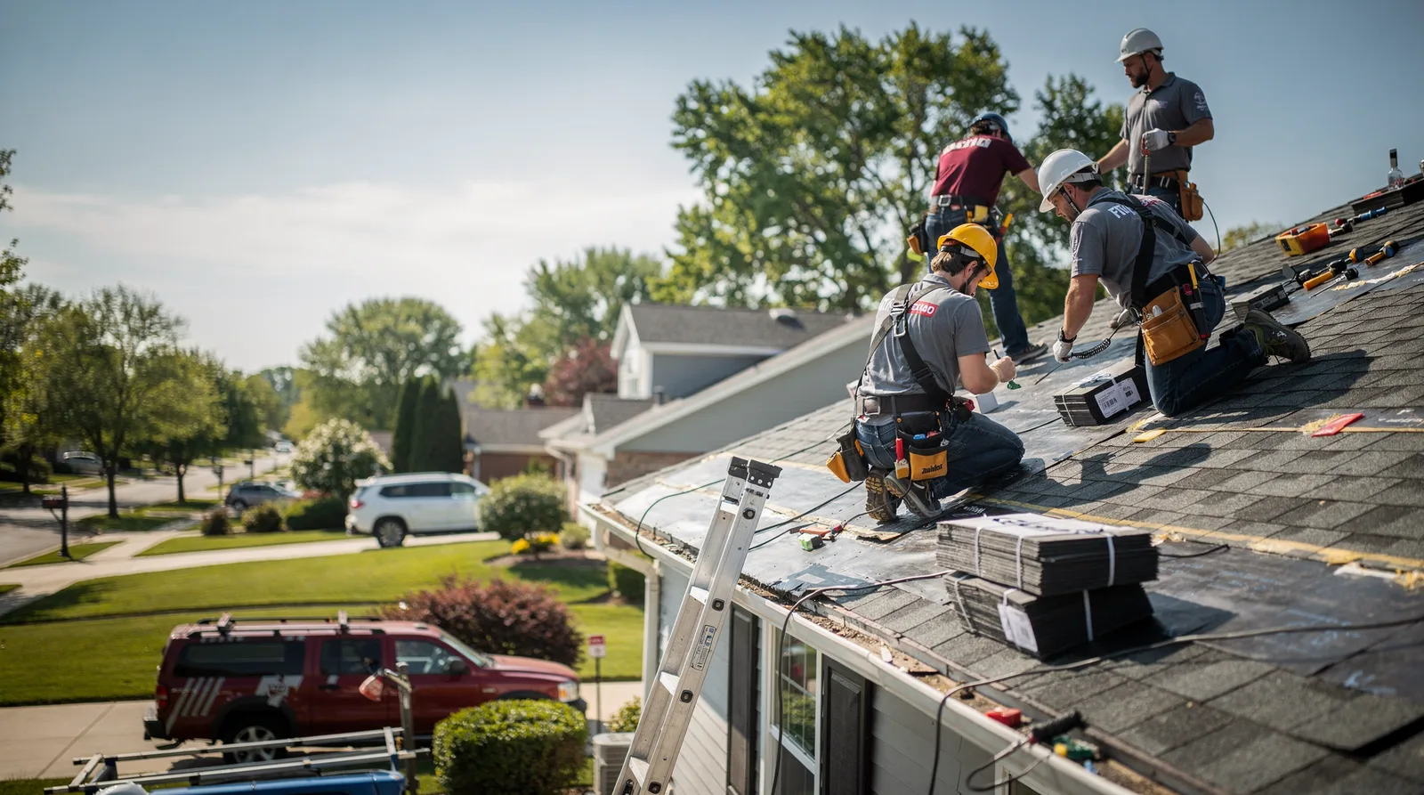 Roof Repair in Lake Bluff, IL around you